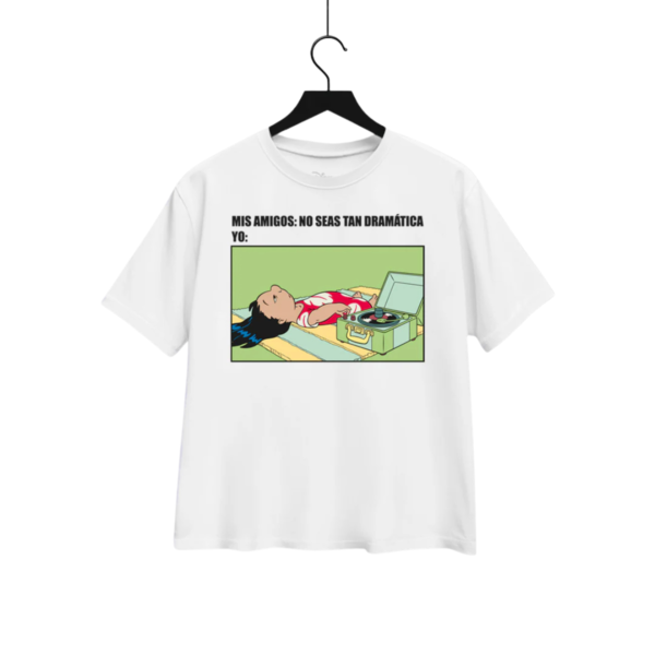 Playera Máscara De Látex Stitch Drama Mode On Mujer