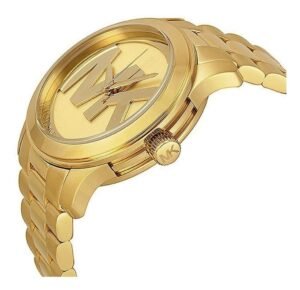 Reloj Michael Kors Mk5473 Runway Gold Stainless Steel Watch