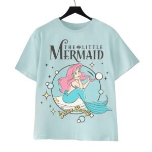 Playera Máscara De Látex Disney Ariel Ocean Beauty Mujer