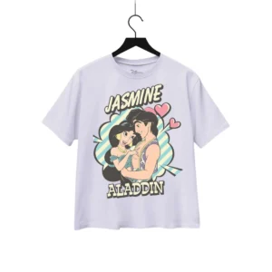 Playera Máscara De Látex Disney Jasmine & Aladdin Mujer
