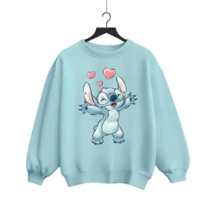 Pullover Máscara De Látex Disney Stitch Mujer