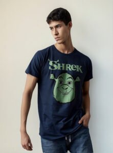 Playera Mascara De Latex Ogro Shrek Hombre