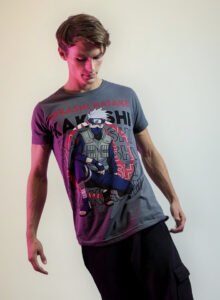 Playera Mascara De Latex Kakashi Hatake Hombre