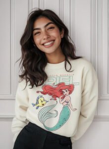 Pullover Máscara De Látex Disney The Little Mermaid Mujer