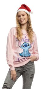 Pullover Máscara De Látex Stitch Ugly Mujer
