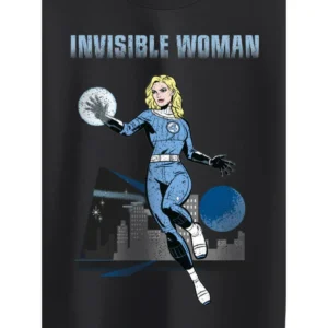 Playera Máscara De Látex Invisible Woman Hombre