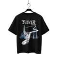 Playera Máscara De Látex The Silver Surfer Hombre