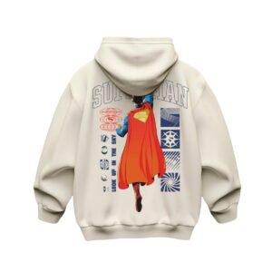 Hoddie Máscara De Látex Superman Hombre