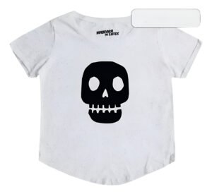 Playera Top Máscara De Látex La Calaca Mujer
