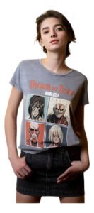 Playera Mascara De Latex Legado De Ymir Mlat Mujer