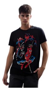 Playera Máscara De Látex Spidey Evolution Mlmv Hombre