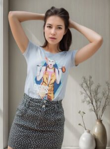 Playera Máscara De Látex Quinn Mallet Mldc Mujer