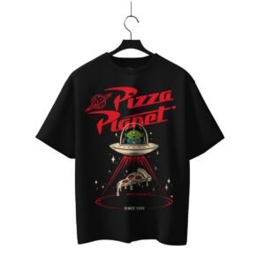 Playera Máscara De Látex Toy Story Pizza Planeta Hombre