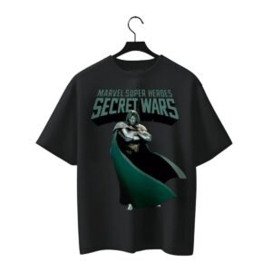 Playera Máscara De Lätex Marvel Doom Hombre