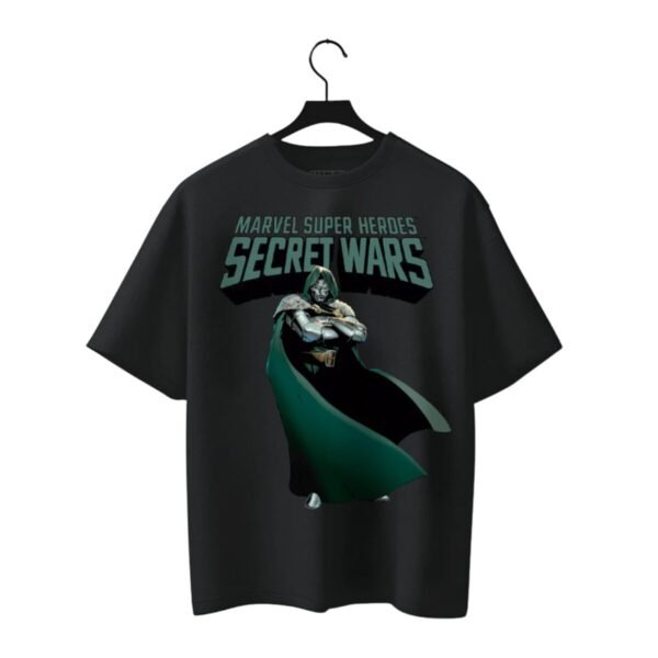 Playera Máscara De Lätex Marvel Doom Hombre