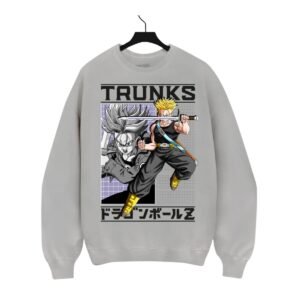 Pullover Máscara De Látex Dragon Ball Trunks Hombre