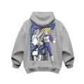Hoodie Máscara De Látex Dragon Ball Príncipe Vegeta Hombre