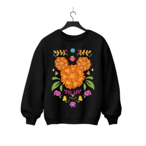 Pullover Máscara De Látex Mickey Cempasúchil Mujer