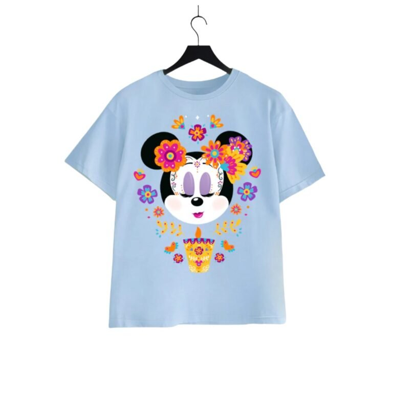 Playera Máscara De Látex Disney Minnie Catrina Mujer
