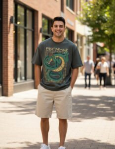 Playera Máscara De Látex Dragon Ball Shenron Hombre