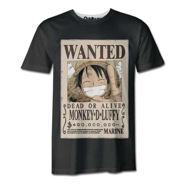 Playera Quiubolee One Piece Recompensa Luffy Hombre