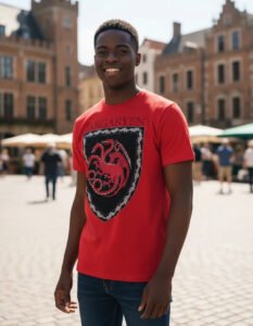 Playera Máscara De Látex Targaryen Hombre/mujer