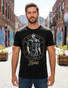 Playera Máscara De Látex Scott Summers Hombre