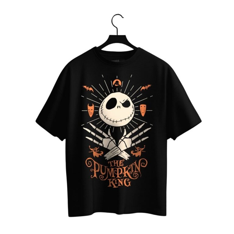 Playera Máscara De Látex The Pumpkin King Hombre