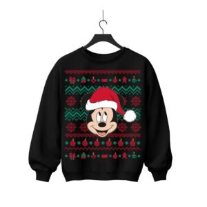 Pullover Máscara De Látex Mickey Ugly Mujer