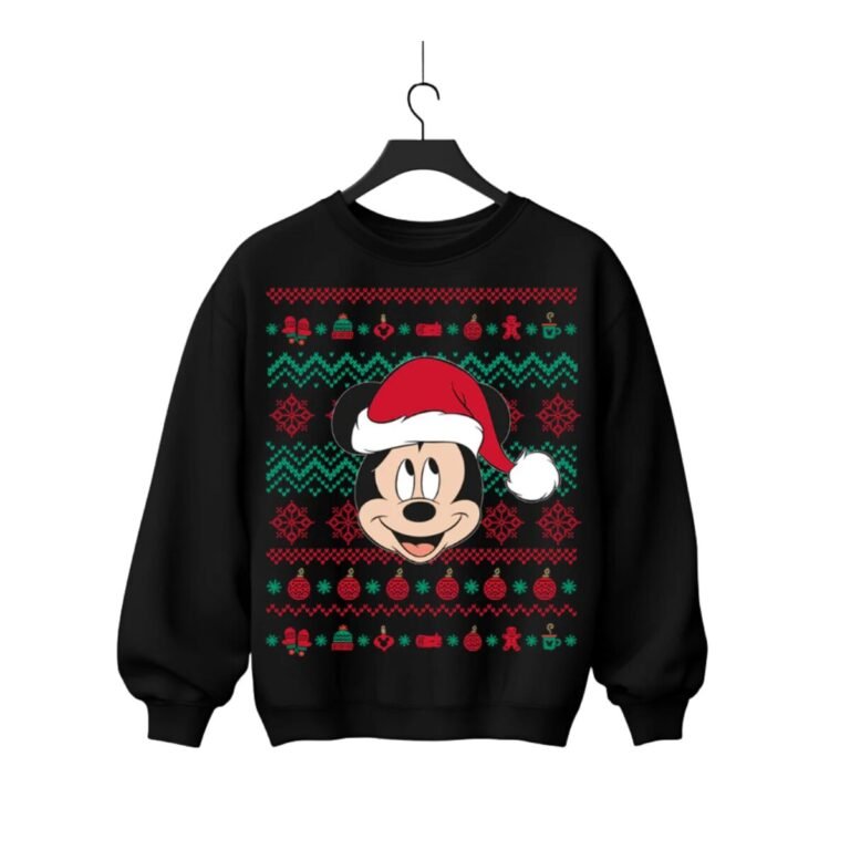 Pullover Máscara De Látex Mickey Ugly Mujer