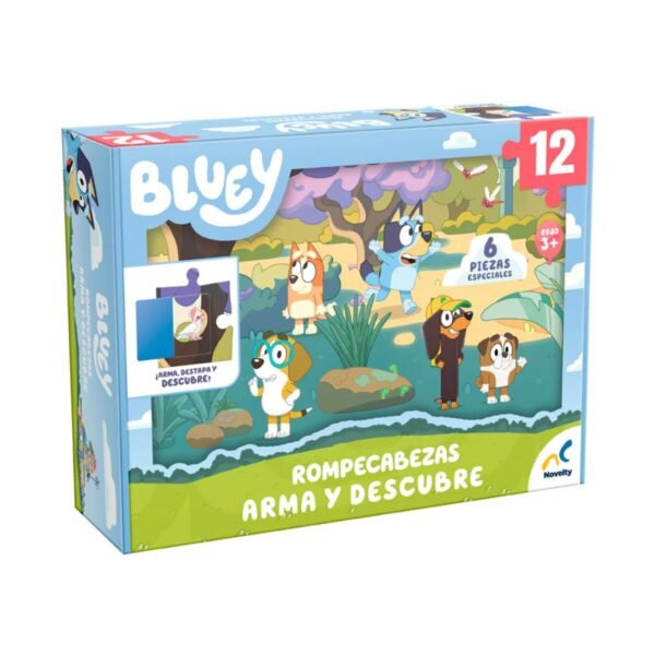 Rompecabezas Arma Y Descubre Con Ventana Bluey