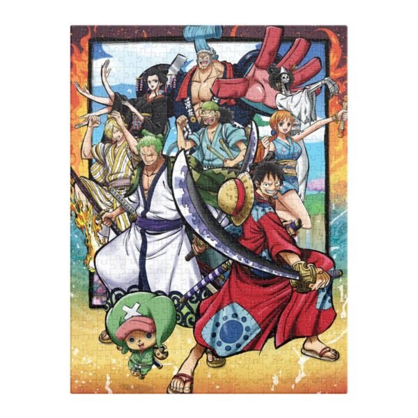 Rompecabezas Coleccionable En Caja Metálica One Piece 500 Piezas