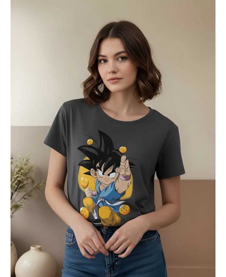 Playera Máscara De Látex Esferas Del Dragón Oscuro Mujer