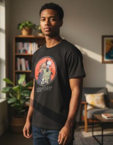 Playera Máscara De Látex Kakashi Hombre