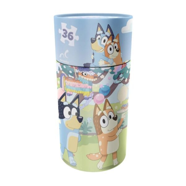 Rompecabezas Infantil En Cilindro Bluey 36 Piezas