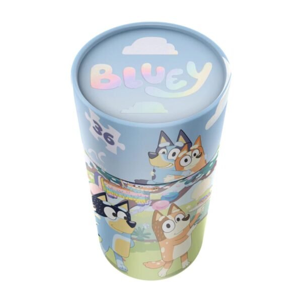 Rompecabezas Infantil En Cilindro Bluey 36 Piezas