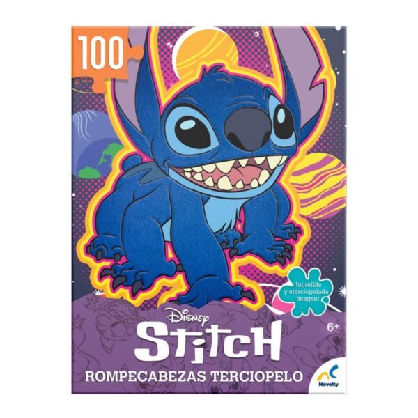 Rompecabezas Stitch Terciopelo 100 Piezas