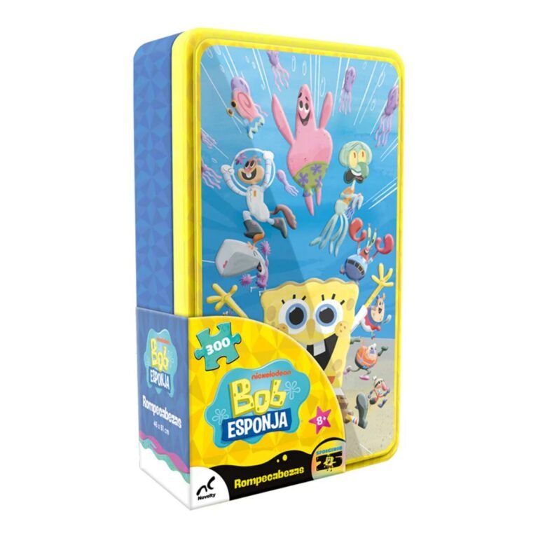 Rompecabezas Bob Esponja Panorámico Coleccionable 300 Piezas