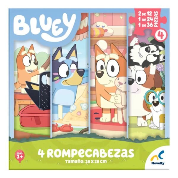 Rompecabezas Bluey 4 En 1