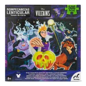 Rompecabezas Villanos Lenticular Grande 500 Piezas Rompecabezas Villanos Lenticular Grande 500 Piezas