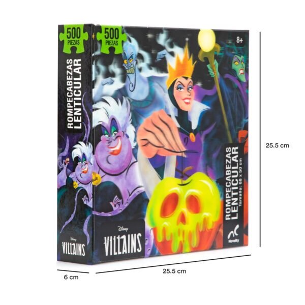 Rompecabezas Villanos Lenticular Grande 500 Piezas