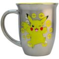 Taza Cerámica Iridiscente Bitono Pikachu 470 Ml
