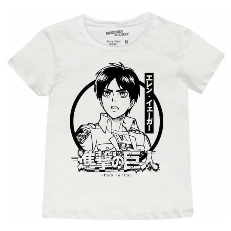 Playera Máscara De Látex Eren Mujer