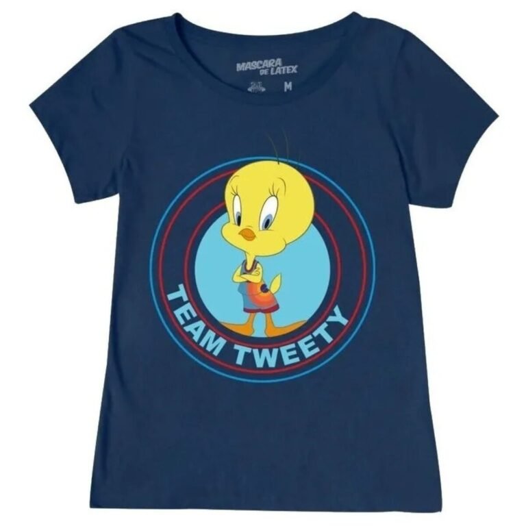 Playera Máscara De Látex Team Tweety Mujer