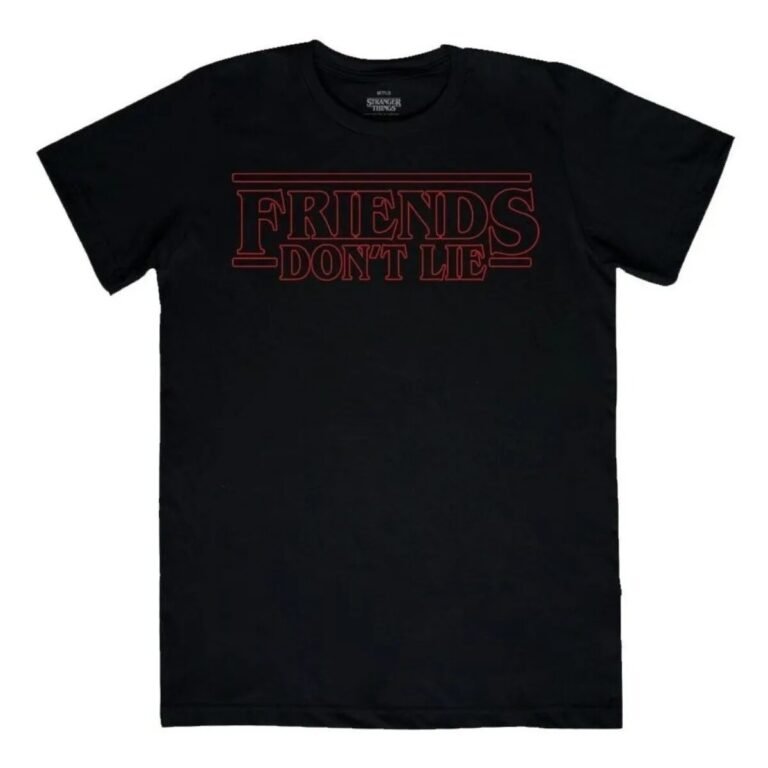 Playera Máscara De Látex Friends Dont Lie Hombre