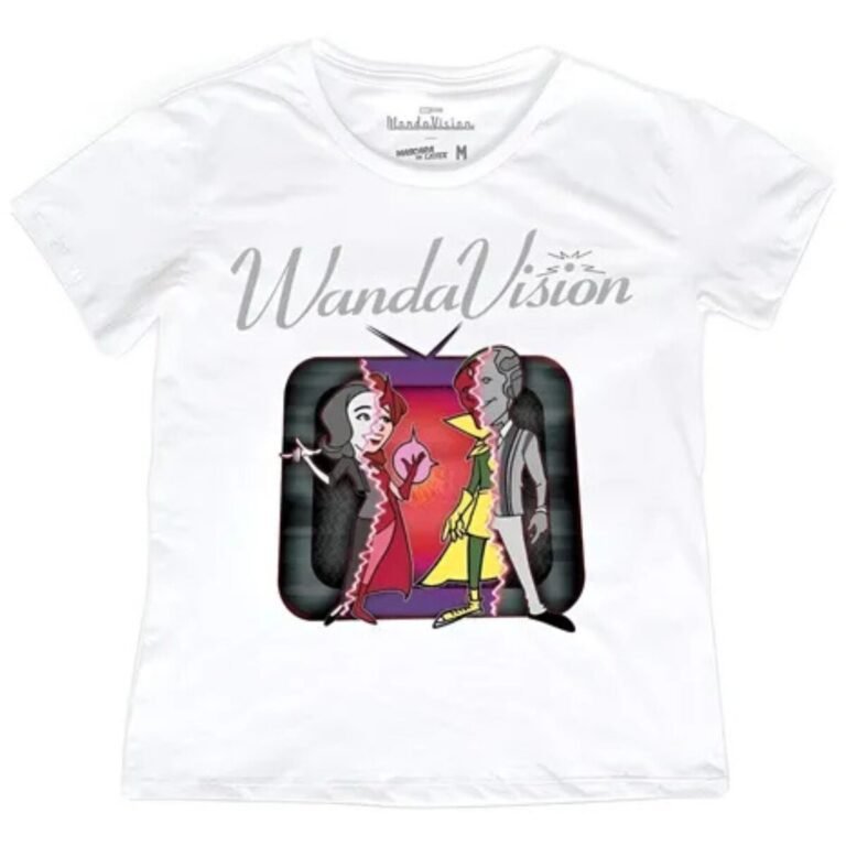 Playera Máscara De Látex Wandavision In Technicol Mujer