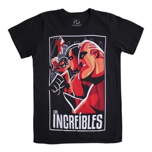 Playera Máscara De Látex Los Increibles Poster Hombre