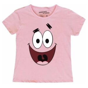 Playera Máscara De Látex Smiley Pat Mujer