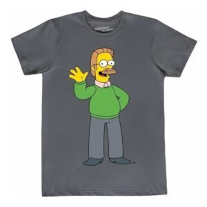 Playera Máscara De Látex Ned Flanders Hombre