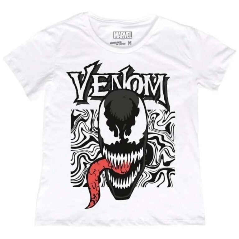 Playera Máscara De Látex Classic Venom Mujer